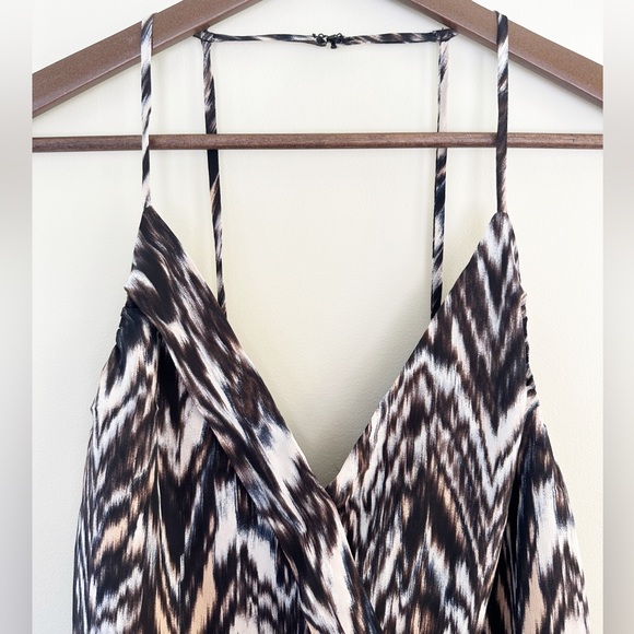 Greylin Wrap Halter Top, Tie-Dye Ikat - Picture 2 of 6